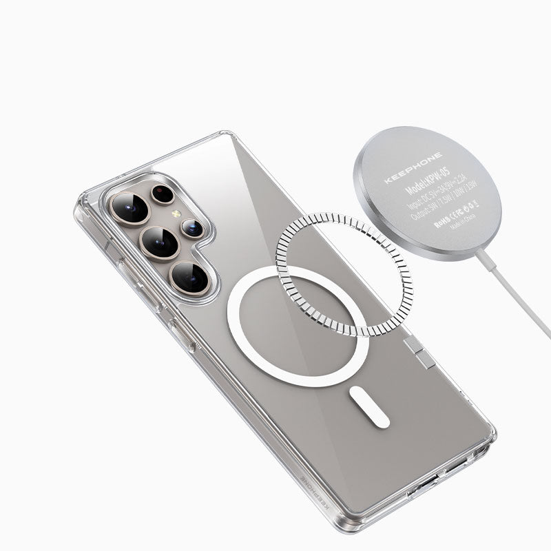 Keephone Galaxy S25 Ultra Hybrid Pro MagSafe Case Clear Keephone Galaxy S25 Ultra Hybrid Pro MagSafe Case Clear